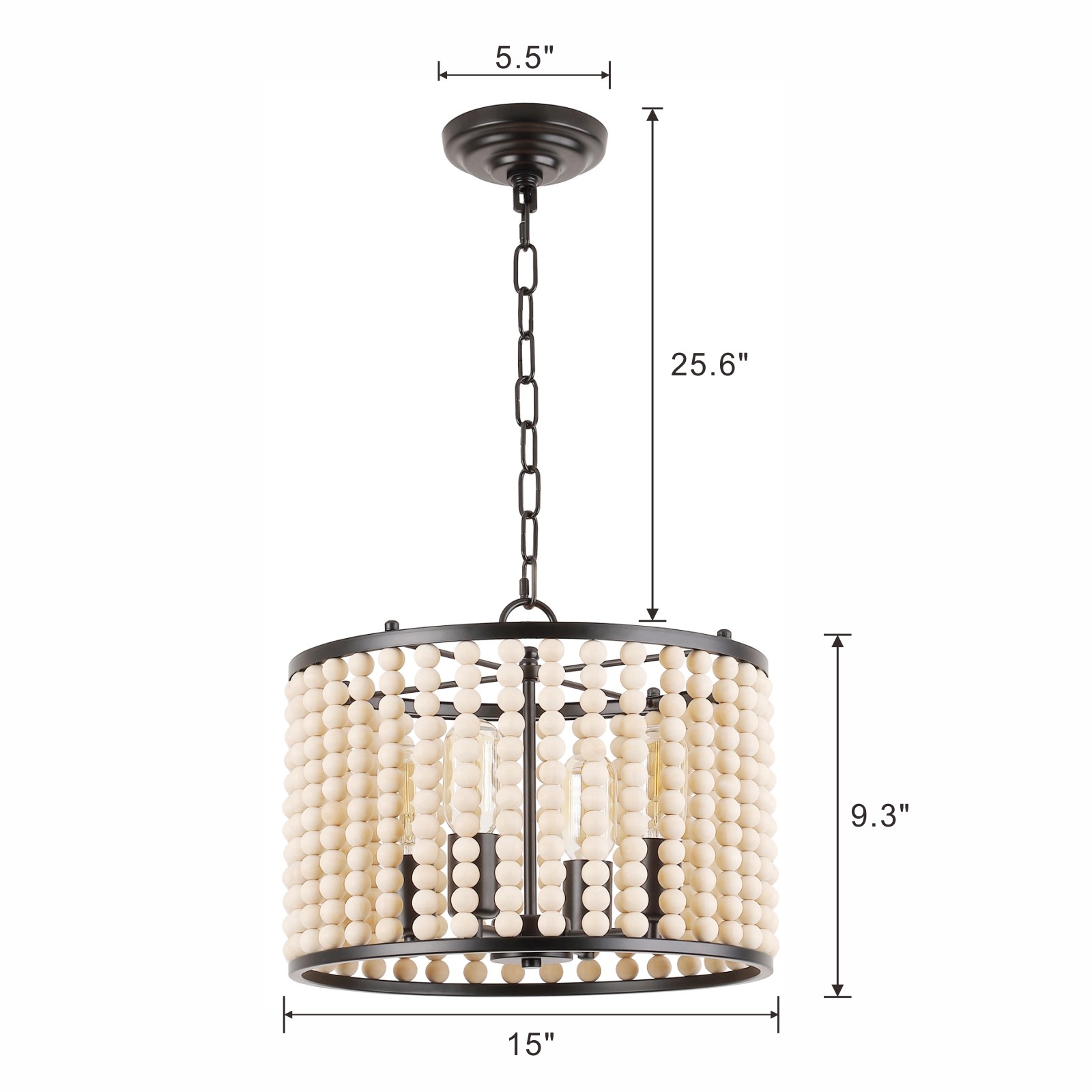 Living Room Modern Lighting Beaded Pendant Lightcontemporary chandelier(WH-CI-161)