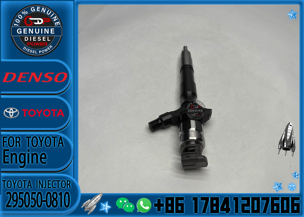 Diesel Injector common rail fuel injector 23670-0L110 295050-0810 2367009380 23670-09380 For Toyota HILUX VIGO 2KD ENGIN