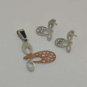 China High Quality Stainless Steel Jewelry Set LUS166 wholesale