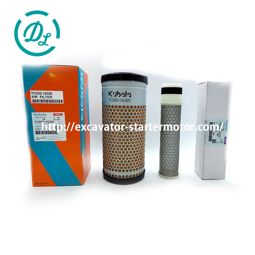 Excavator Air Filter TC020-16324 T0270-93220 Kubota Excavator U30-5