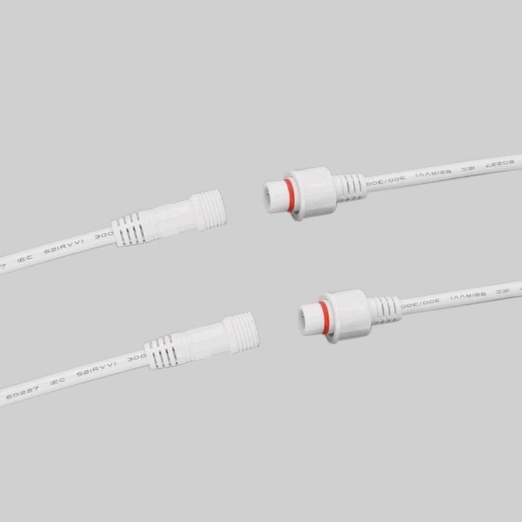 Waterproof IP68 Connector 400mm Wire Harness For LED Light