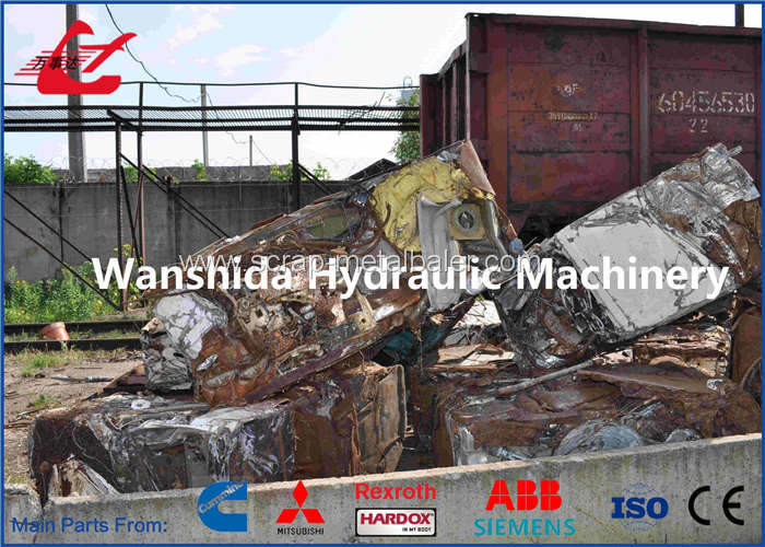 High Density Scrap Metal Baler Waste Baling Machines For Heavy Metal Scrap HMS 1 & 2