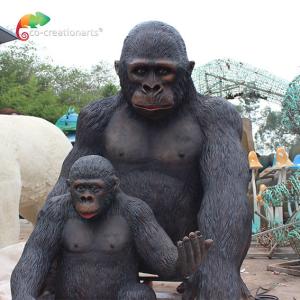 China 2 Meters Height Fiberglass Animatronic Orangutan Iso Ce Certificate wholesale