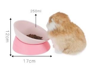 China Anti Slip 16*7cm Adjustable Ergonomic Cat Feeder Bowls wholesale