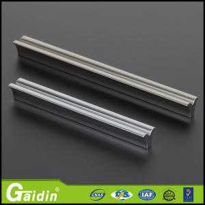 China kitchen accessories contemporary foggy siver aluminum furniture handle wholesale
