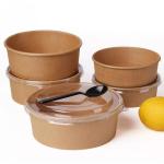 Disposable Food Grade Biodegradable Eco Paper 22oz Disposable Paper Bowls