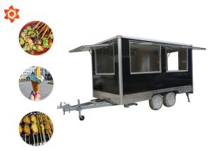 China 3000w Power Mobile Catering Trailer Custom Stainless Steel Street Food Truck wholesale