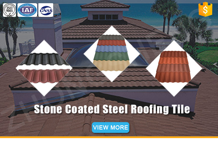 2.7kg/pcs Nutural Style Colorful Stone Coated Steel Shingles Roofing Sheet for Villa Building Material
