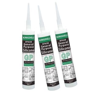 China Anti Mildew Acetic Silicone Sealant Weatherproof For Aluminum wholesale