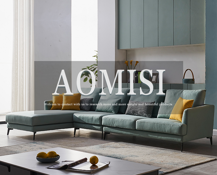 ODM Modern Fabric Sofa Set Design Colorful 34.6 Inch High