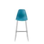 European Plastic Seat Bar Stool Height Chairs Wear Resistant Commercial