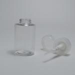 150ml PET Plastic Cosmetic Package Eye Nail Polish Press Pump Bottle for Makeup
