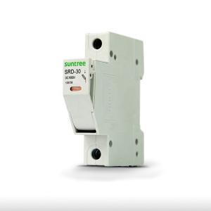 China Suntree IP20 Din Rail 1000V 15A DC Fuse Holder wholesale