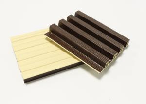 China Wood Substitute WPC Louvered Fluted Wall Panels Elegant Versatile wholesale