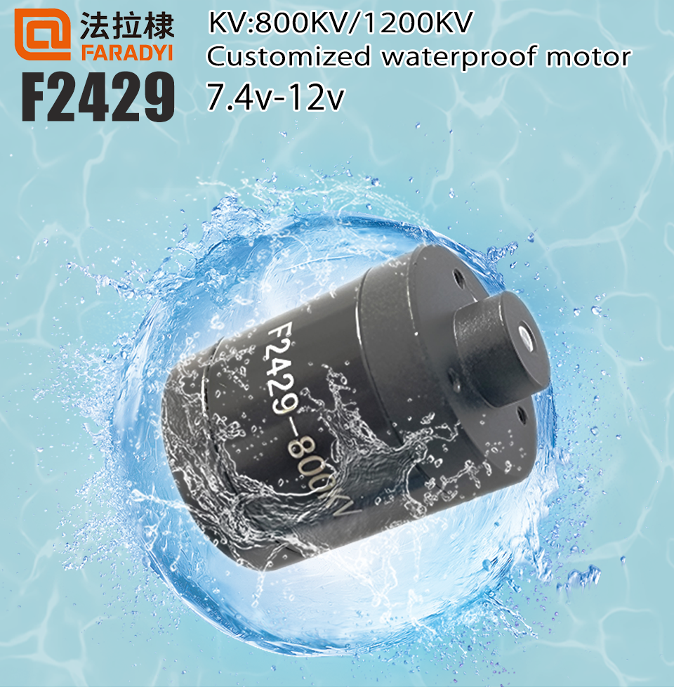 Faradyi Customized waterproof 12V Electric Brushed Dc Motor 5Nm 48V Bldc Motor Waterproof Underwater With Propeller