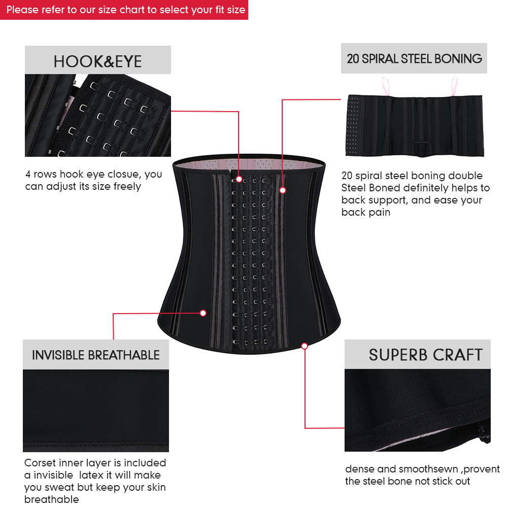 Black And Pink High Waist Slimming Trainer for a Flattering and Defined Waistline