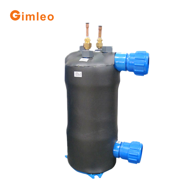 1.9KW Titanium Tube Heat Exchanger Water Cooled For Seafood Aquarium