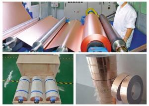 China IPC - 4562 Rolled Annealed Copper Foil , 0.025um Roughness RTF Copper Foil wholesale