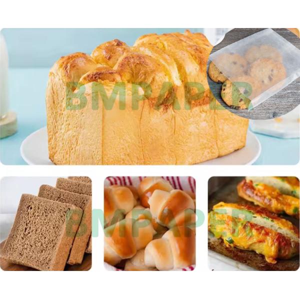 22gsm 28gsm Translucent White Glassine Paper For Food Wrapping Greaseproof