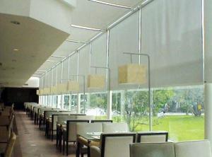 China Transparent Sight waterproof environmental roller blinds blackout Custom wholesale