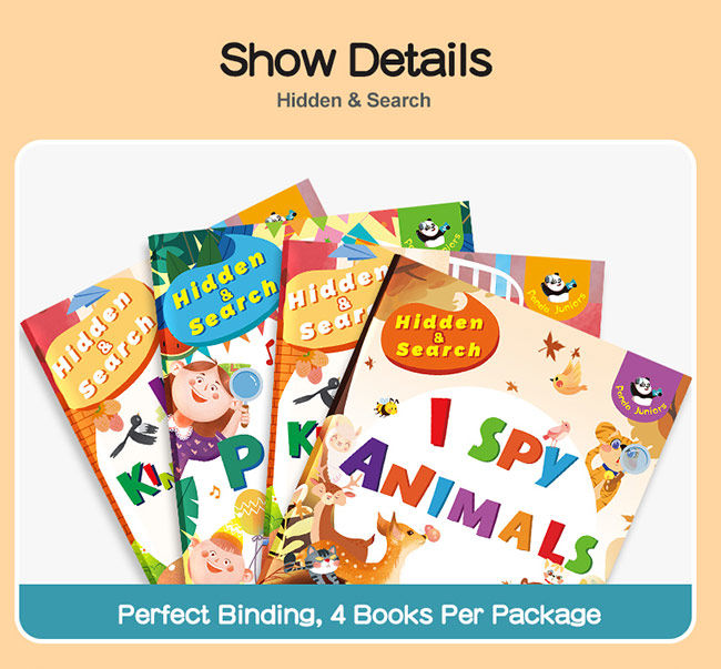 Enrich Cognition Hide And Seek Picture Book Paperback Kids Game Books I Spy Party 3