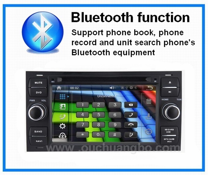 Ford Transit /Foucs car radio with gps navigation radio ipod bluetooth CD player OCB-8629