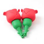 PVC Flowers Shapes Custom USB Flash Drives 2.0 3.0 16GB 8GB 10MB/S