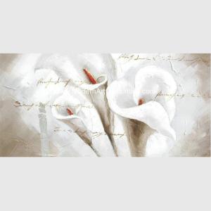 China Abstract Large Floral Canvas Wall Art 24in X 48in For Interior Home Decoration wholesale