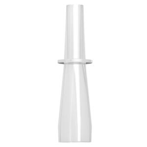 China Round Transparent Breathalyzer Mouthpieces Standard Heat Resistance wholesale