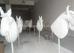 Origami Style Shop Window Decoratio Custom Life Size Fiberglass Horse Head