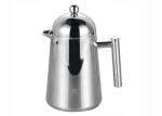 Thermal Insulation Metal French Press 1000ml Double Wall 0.8mm 8 Cup Coffee