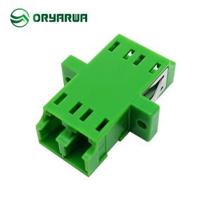 China Fiber Optic Adaptor LC Duplex Flange Flangeless One Piece Type wholesale