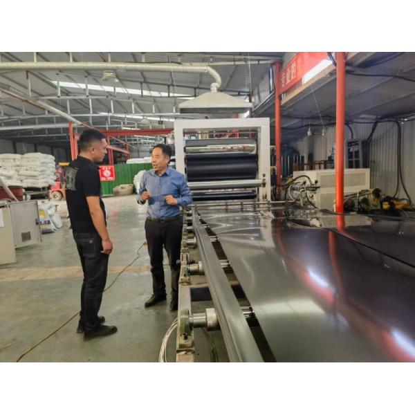 PE Plastic Sheet Production Line Polyethylene Sheet Extruder System