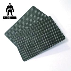 China Carbon Fibre Gift Pvc Identity Card Silkscreen Printed Logo Customised wholesale