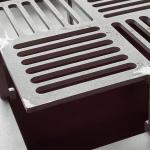 Outdoor Cooking Wood Fired Corten Steel BBQ Grill Fire Pit Low Smoke