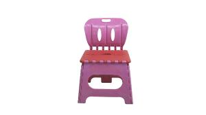 China Durable Kids Playroom Furniture Plastic Folding Chairs Lightweight With Handle wholesale