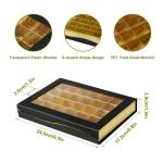 24 Cavities Custom Chocolate Sweet Gift Boxes Packaging With Window