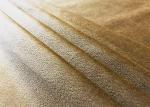 240GSM Soft Olive Yellow Velvet Material 100% Polyester for Home Textile