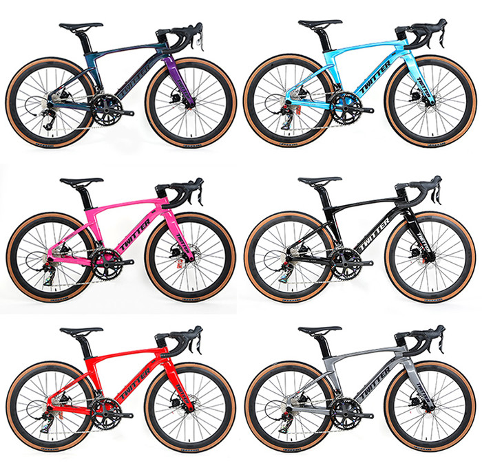 24 Inch Cyclocross High Modulus Carbon Fiber Road Bikes Disc Brake
