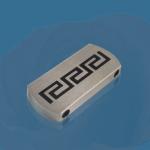 316L Stainless Steel Rectangle Square Shaped Necklace Pendant LPS0161-1