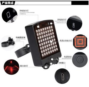 China 64 Super Bright Electric Bike Parts LED Taillight LD24 Rear Turning Light wholesale