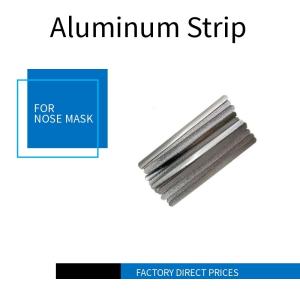 China Aluminum Strips Nose Pin / Clip Nose Wire For Mask , Long Life Time wholesale