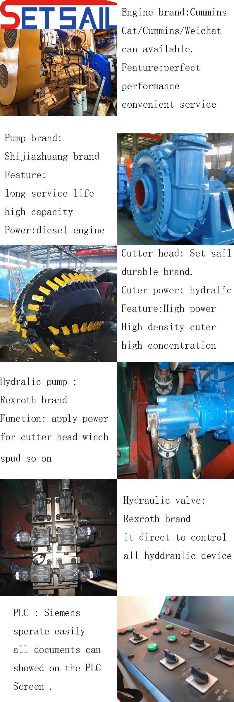 Made in China 10 Inch Diesel Engine Sand Dredger with Cutter Head