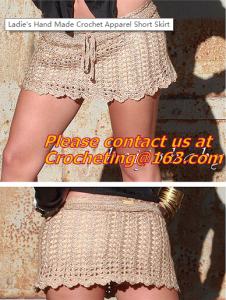 China summer sexy cotton handmade crochet bikini bra candy swimwear top beachwear top string bra camisole underwear wholesale