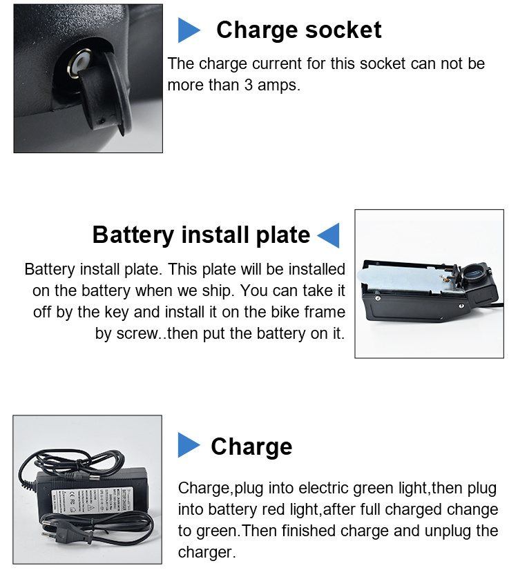 36V 15ah 18650 Motor Kit Parts Folding Small Electric Bike Scooter Conversion Lithium Ion Battery