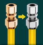 PVC Coated Hose For Natural Gas internal S30408 austenitic stainless steel