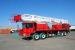 Red Pile Drilling Machine Water Well Drilling Truck ZJ10 / 900CZ 1000m Drilling