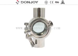 China Zero Dead Angle No Retention Sanitary Stainless Steel Sight Glass wholesale