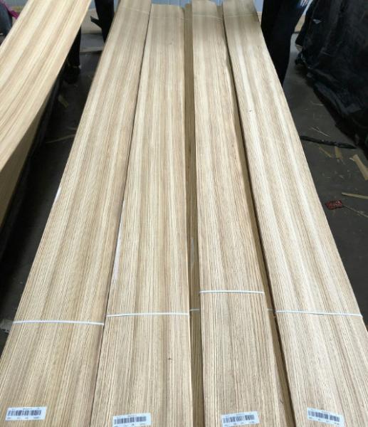 Quarter Zebrano Sliced Veneer Zebrano Natural Wood Veneers for Furniture Doors