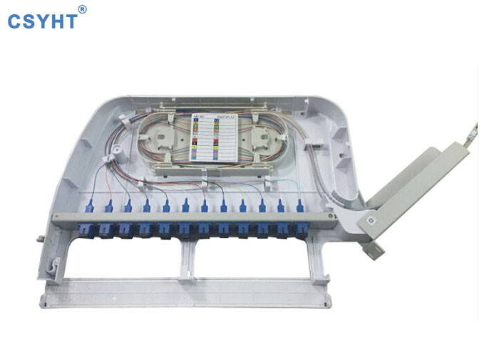 Abs 24SC FTTB Fiber Optic Patch Panel 19inch 1U